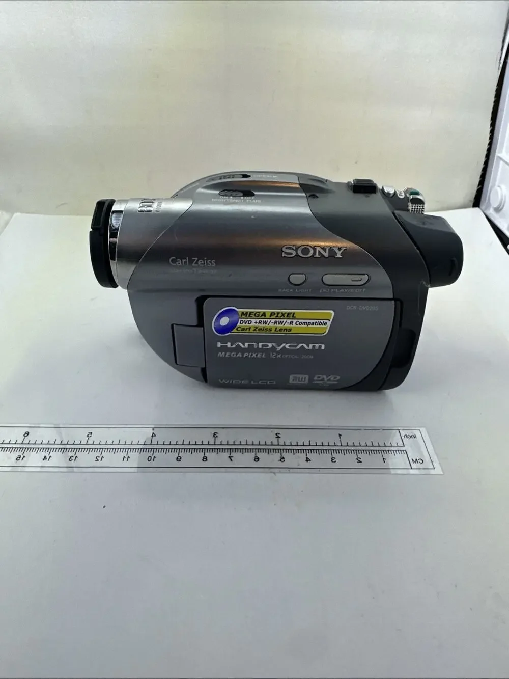 Sony Handycam DCR-DVD205E Handheld DVD Camcorder Silver Camera